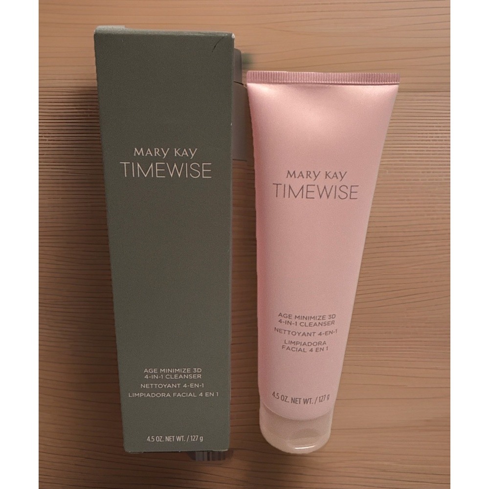 Mary Kay TimeWise Age Minimize 3D 4-in-1 Cleanser 4.5oz Combo to Oily Skin NEW